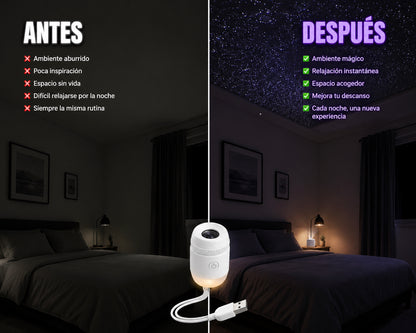 Proyector Espacial AuraNight™ Ajustable 360°