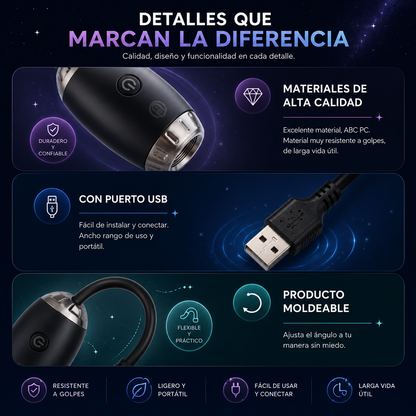 Proyector Espacial AuraNight™ Ajustable 360°